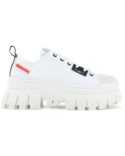 Palladium Revolt Lo Textile Sneakers - White