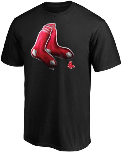 Majestic Boston Red Sox Midnight Mascot T-shirt - Black
