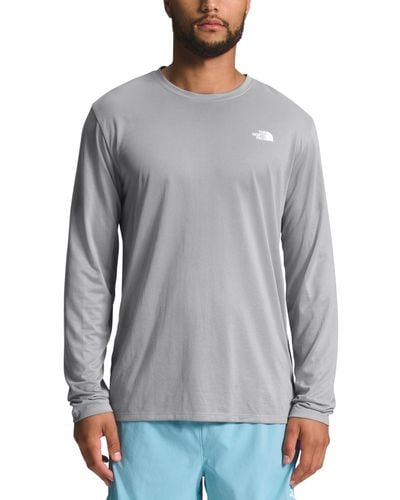 The North Face Elevation Long Sleeve T-shirt - Gray