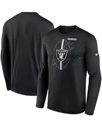 Nike Las Vegas Raiders Legend Icon Long Sleeve T-shirt - Blue