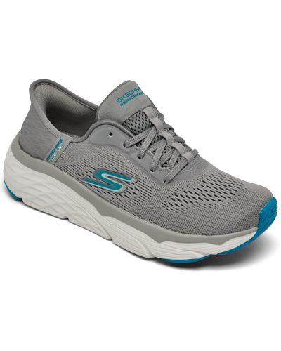 Skechers Slip-ins Max Cushioning Walking Sneakers From Finish Line - Gray
