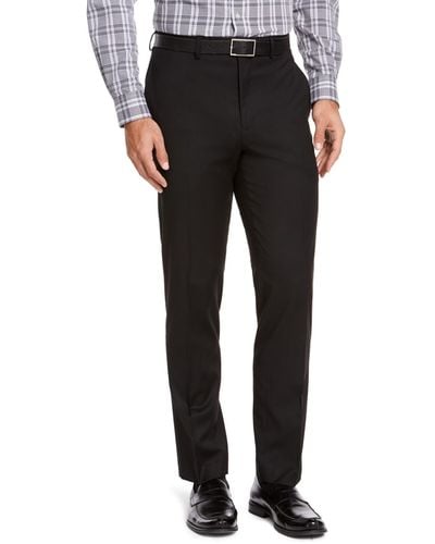 Izod Classic-fit Medium Suit Pants - Black