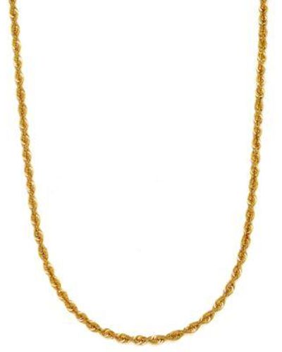 Macy's Sparkle Rope Link 24" Chain Necklace (3mm - Metallic