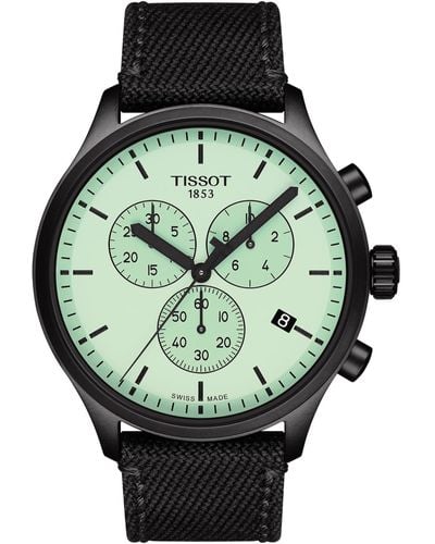 Tissot Swiss T-sport Chrono Xl Fabric Strap Watch 45mm - Green