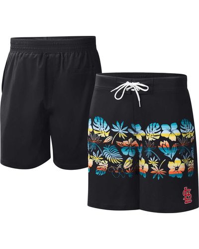 G-III 4Her by Carl Banks St. Louis Cardinals Breeze Volley Swim Shorts - Blue