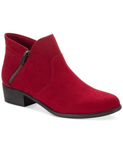 Macy's flat hot sale ankle boots