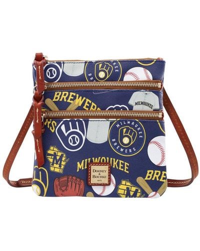 Dooney & Bourke Chicago Cubs Game Day Crossbody Purse in Blue