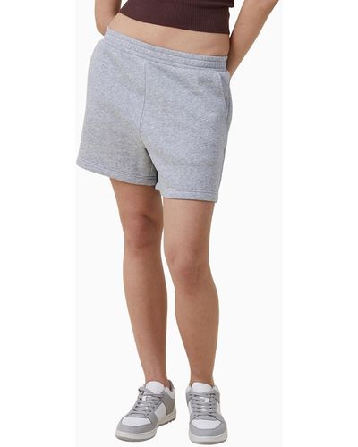 Cotton On Classic Fleece Shorts - Gray