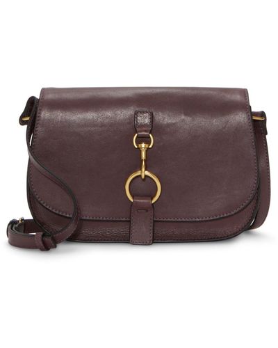 Lucky Brand Kate Leather Crossbody Handbag - Purple