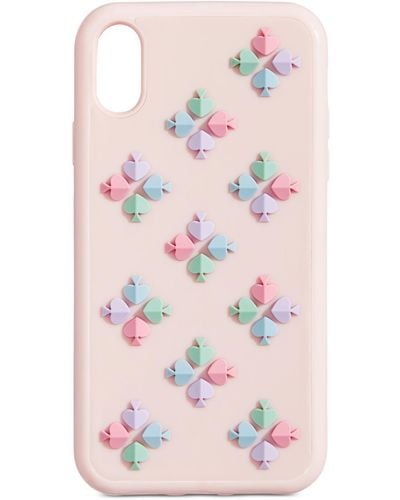 Kate Spade Spade Flower Silicone Iphone Xr Case - Pink