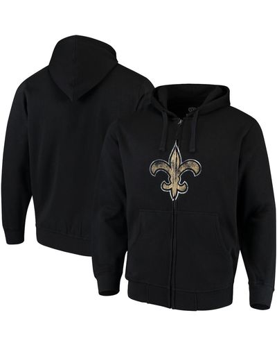 G-III 4Her by Carl Banks New Orleans Saints Primary Logo Full-zip Hoodie - Black