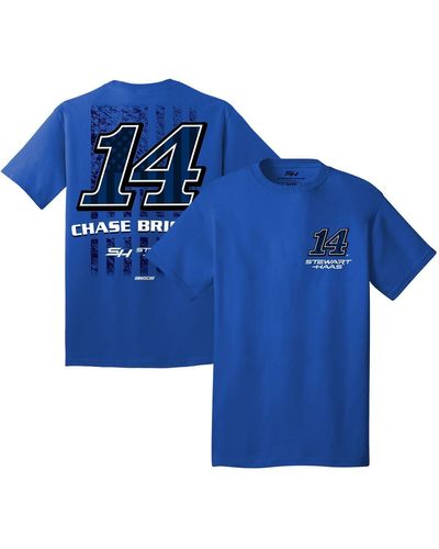 STEWART-HAAS RACING Chase Briscoe Flag T-shirt - Blue