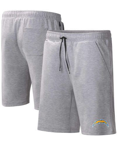 MSX by Michael Strahan Los Angeles Chargers Sneaker Shorts - Gray