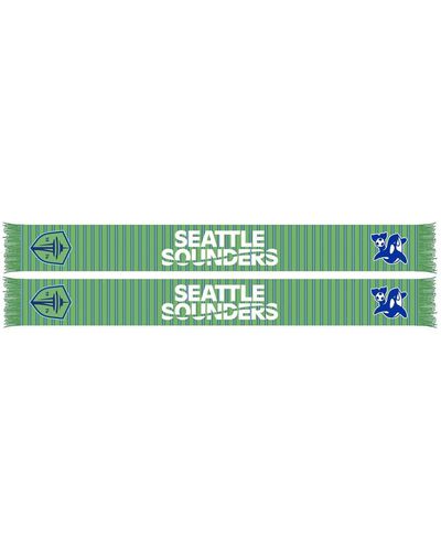 Ruffneck Scarves And Seattle Sounders Fc 2024 Jersey Hook Scarf - Green