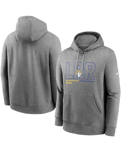 For The Shoe Indianapolis Colts Nike Pullover Hoodie - Heathered Gray