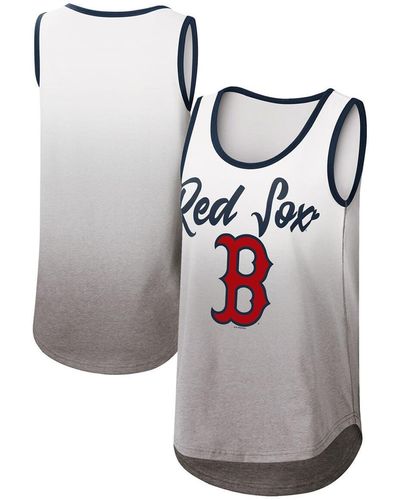G-III 4Her by Carl Banks Boston Red Sox Logo Opening Day Tank Top - Gray