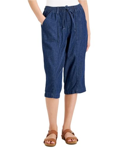 Karen Scott Plus Size Capris Pant Stonewall 18W 732998301066 on eBid United  States