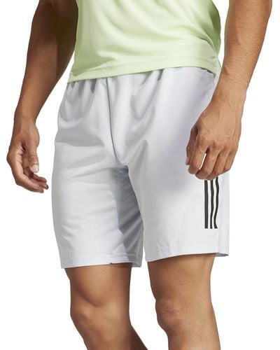 adidas 3-stripe Club Tennis 9" Shorts - White