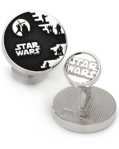 Star Wars Death Star Icon Cufflinks - Metallic