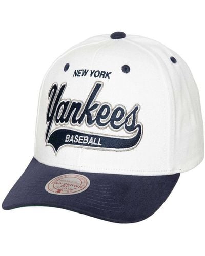 Mitchell & Ness Mitchell Ness New York Yankees Cooperstown Collection Tail Sweep Pro Snapback Hat - White