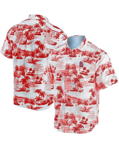Tommy Bahama St. Louis Cardinals Tropical Horizons Button-up Shirt - Red