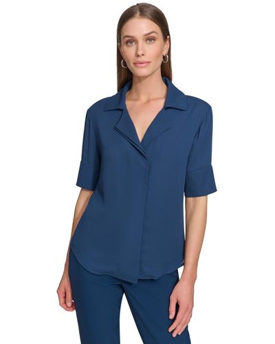 DKNY Short-sleeve Shirt - Blue