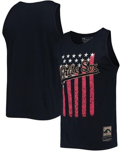 Mitchell & Ness Chicago White Sox Cooperstown Collection Stars And Stripes Tank Top - Blue