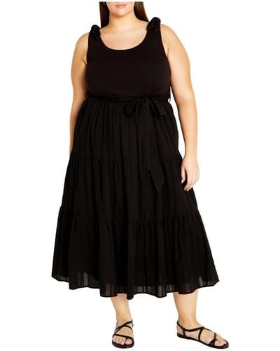 City Chic Plus Size Hallie Dress - Black