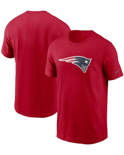 Nike Big And Tall New England Patriots Primary Logo T-shirt - Red