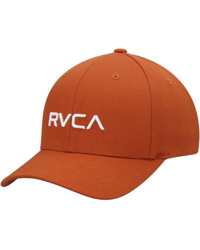 RVCA Flex Fit Hat - Brown