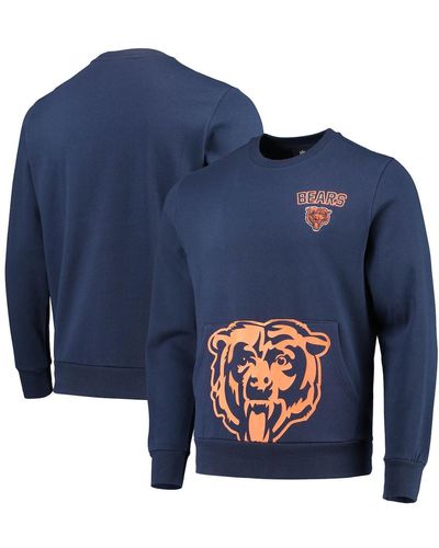 FOCO Chicago Bears Pocket Pullover Sweater - Blue