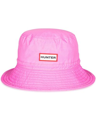 HUNTER Nylon Packable Bucket Hat - Pink