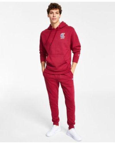 Champion Hoodie jogger Pants - Red