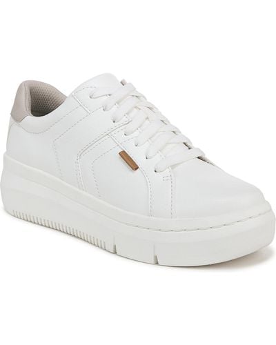 Dr. Scholls Sadie Platform Sneakers - White