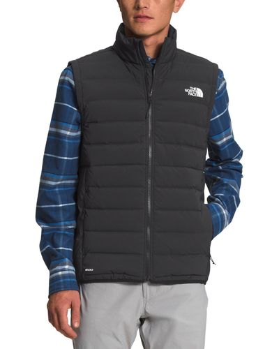 The North Face Belleview Slim-fit Stretch Quilted Full-zip Down Vest - Blue