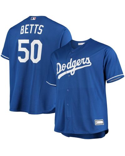 Profile Mookie Betts Los Angeles Dodgers Big And Tall Replica Player Jersey - Blue