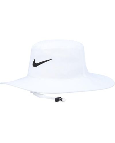 Nike Golf White Logo Uv Bucket Hat