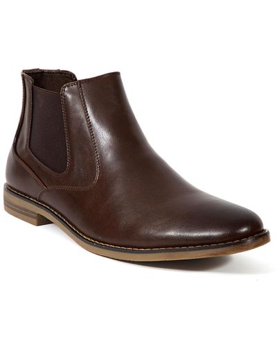 Deer Stags Hal Dress Comfort Chelsea Boots - Brown