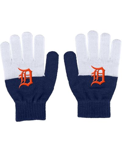 WEAR by Erin Andrews Detroit Tigers Color-block Gloves - Blue