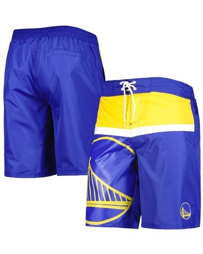 Men's G-III Sports by Carl Banks Royal Los Angeles Rams Wave Swim Trunks