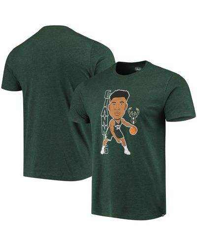 '47 Giannis Antetokounmpo Milwaukee Bucks Bobblehead T-shirt - Green