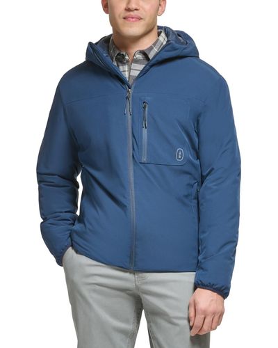 BASS OUTDOOR Performance Hooded Jacket - Blue
