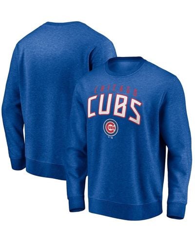 Fanatics Chicago Cubs Gametime Arch Pullover Sweatshirt - Blue