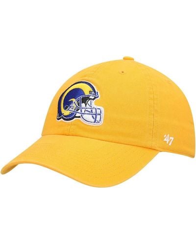 '47 Los Angeles Rams Clean Up Legacy Adjustable Hat - Metallic