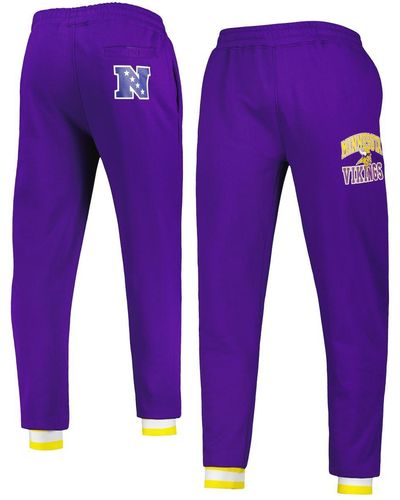 Starter Minnesota Vikings Blitz Fleece jogger Pants - Purple