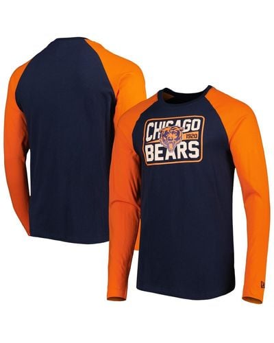 KTZ Chicago Bears Current Raglan Long Sleeve T-shirt - Blue