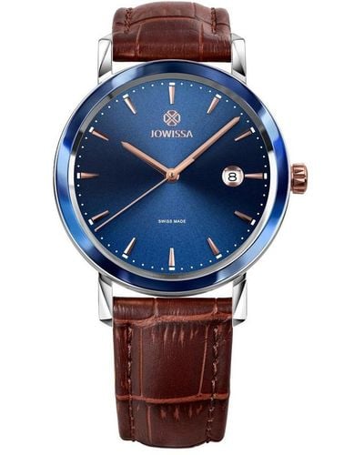 JOWISSA Magno Swiss 40mm Watch - Blue