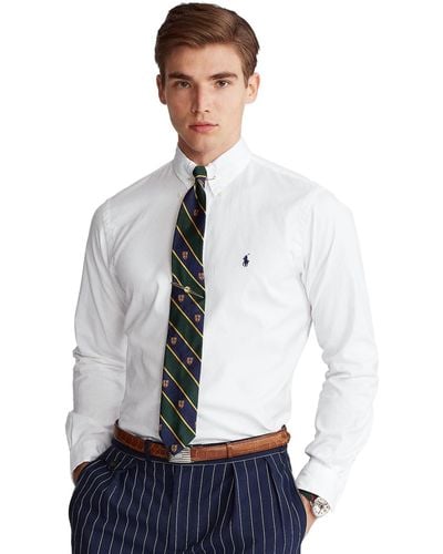 Polo Ralph Lauren Classic-fit Stretch Oxford Shirt - White