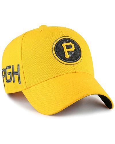 '47 Pittsburgh Pirates 2023 City Connect Mvp Adjustable Hat - Yellow