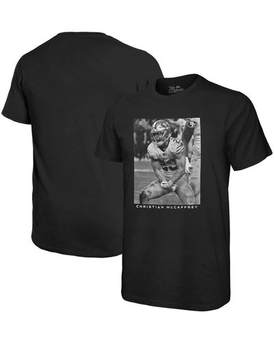Majestic Threads Christian Mccaffrey San Francisco 49ers Oversized Player Image T-shirt - Black